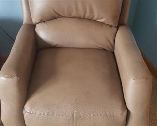 Leather Recliner Pair Available