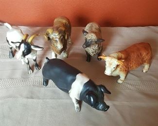 Lefton Farm Animal Statues