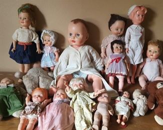 Lots of Vintage Dolls and Toys