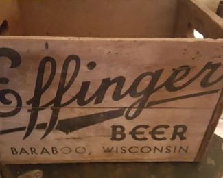 Effinger Beer Crate Baraboo Wisconsin