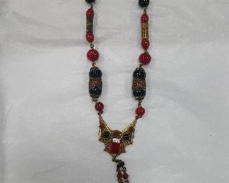 Glass Bead Vintage Necklace