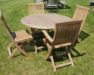 Teak Wood Patio Set