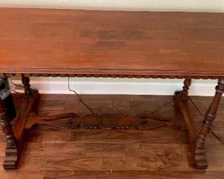Antique Pedestal Legged Table / Desk
60” x 24” x 30” $139