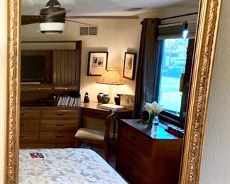 Gold Framed Beveled Mirror 25 w x 33 h
$39