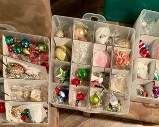 Most ornaments $1 ea
Vintage 1960’s or older  $2ea
3 tier 36 Ornament holder $10 - 2 available
