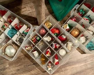 Most ornaments $1 ea
Vintage 1960’s or older  $2ea
3 tier Ornament holder $10
