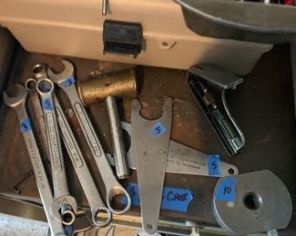 Machinist tools priced as marked in photo