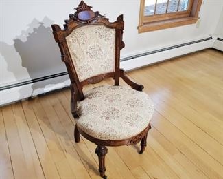 Antique Victorian Parlor Chair