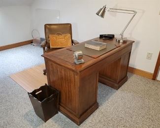 Assorted Vintage Office Furniture and Supplies