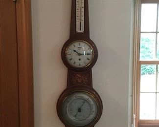Barometer Thermometer Clock