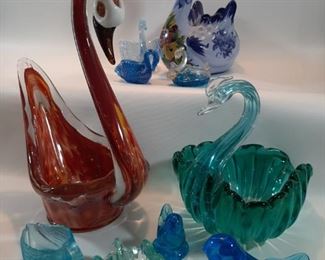 Blue Swans and Friends