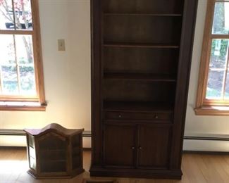 Display Shelves with Wall Display