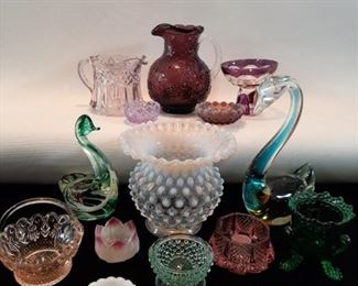 Fenton and Milk Glass