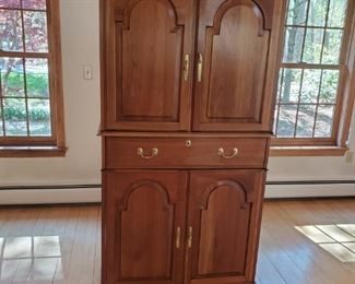 Harden Solid Wood Entertainment Cabinet