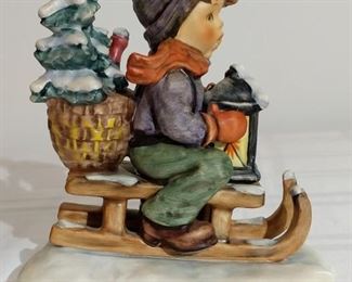 Hummel Figurine Ride Into Christmas