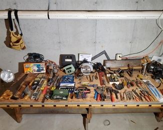 Large Mixed Lot of Power and Hand Tools
