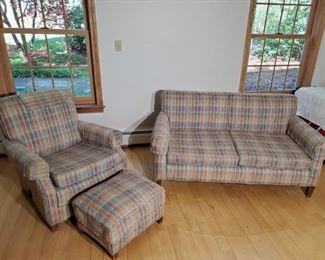 Matching Loveseat, Recliner, and Ottoman