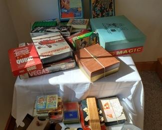 Vintage Board Games and Card Games