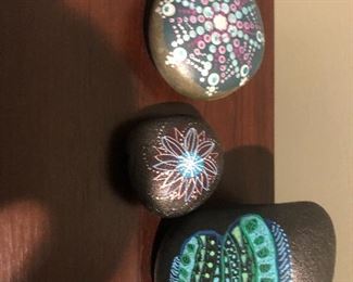 Hand painted rocks 