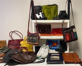 Leather goods, Doc Martin’s ,
Mustang seat belt bag, seat belt bags , Fossil, HOBO , Kermit messenger bag