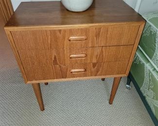 $80.00, Made in Denmark teak bedside table VG condition