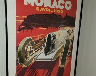 $300.00, Grand Prix Automobile original poster Robert Falcucci Paris