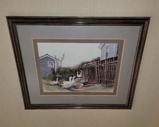 $75.00, Signed print by Burton Dye, 34 by 28"