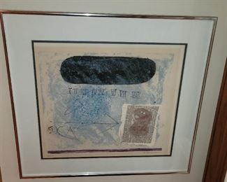 James Coignard Integlio etching 57 of 60, 21 by 24"