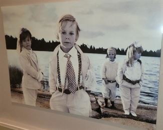 Framed photograph