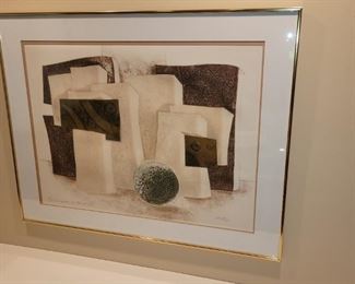 Intaglio etching by Kravjansky 3 by 2.5 feet 125/150