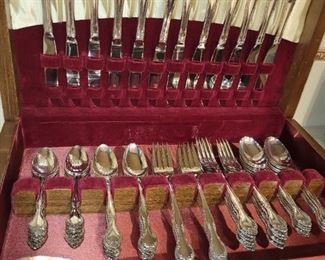 Community silver plate Service for 12 very good condition $50