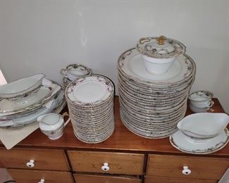 $200. 00, Service for 10,  Schonwald  German Bavaria dish set VG condition