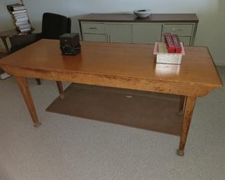 $40.00, Long wood table