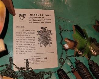 Never used Schmeckenbecher cuckoo clock