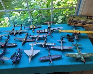 Vintage model airplanes