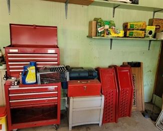 Craftsman tool chest, car ramps, tool chests