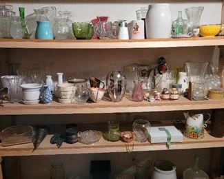 Lots of vases and crocks