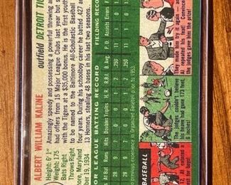 Al Kaline Baseball Card