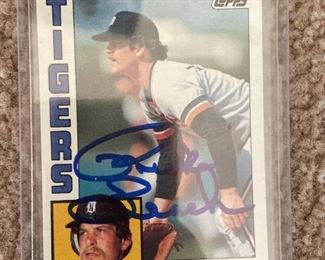 Signed Card Rick Leach
