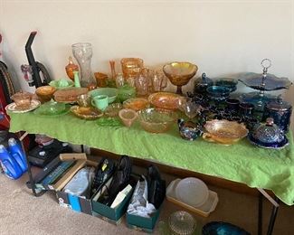 Depression, Jadeite & Carnival Glass