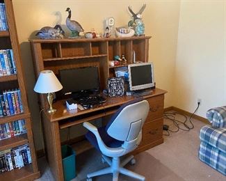 Desk, Chair, Computer, Printer & IPad 