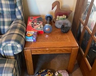 End table & Misc.