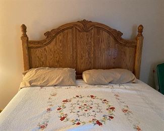 Solid Oak Headboard 