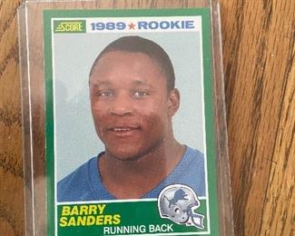 Barry Sanders 1989 Rookie 