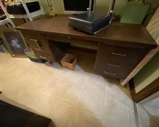 #38	7 drawer laminate desk 60x30x29	 $55.00 
