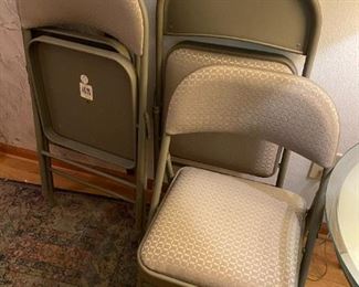 #109	4 cushioned Chairs - sold as a set	 $40.00 

