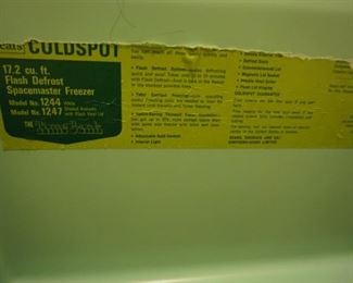 coldspot freezer