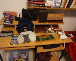 computer desk, office misc.