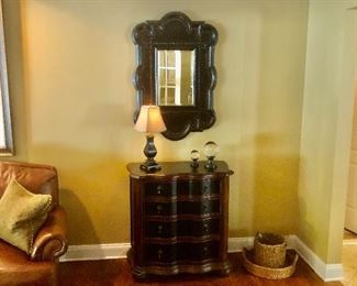 Ethan AllenCabinet and mirror