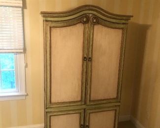 Great color on this armoire